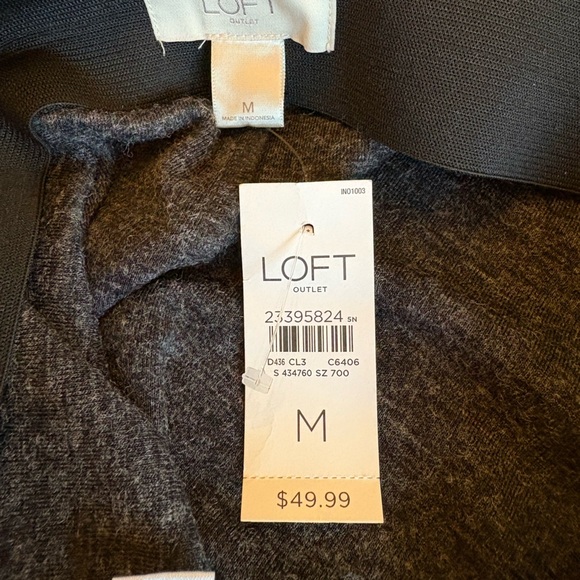 LOFT Dark Gray Pencil Skirt - Picture 4 of 7